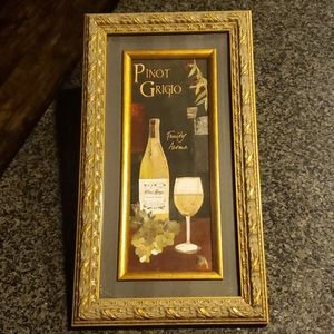 Pinot Grigio framed art